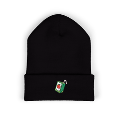 Minimalist 'Juice Box' Black Beanie