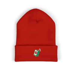 Minimalist 'Juice Box' Black Beanie