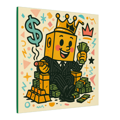 The Kingpin Throne Canvas Print Noisy Juice Art