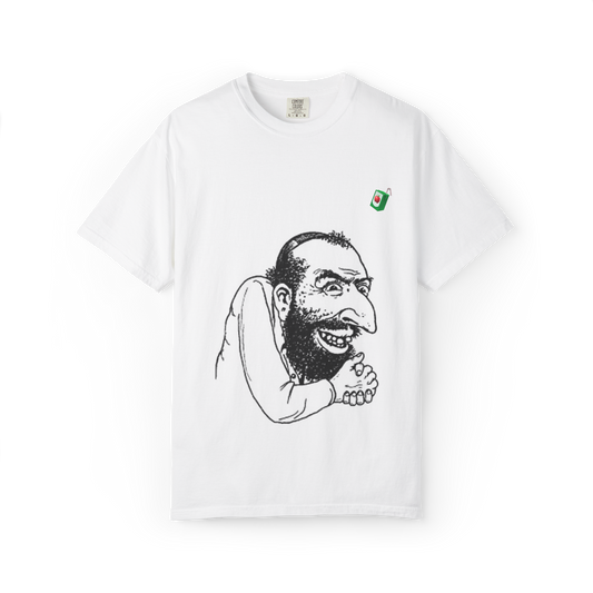 Rubbing Hands Meme White T-Shirt | Classic Internet Humor | Juicy Takes