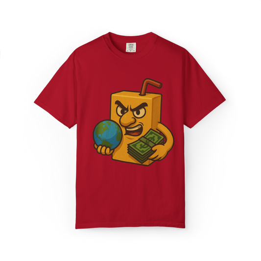 The World Squeeze Heavyweight Tee | Crimson Red