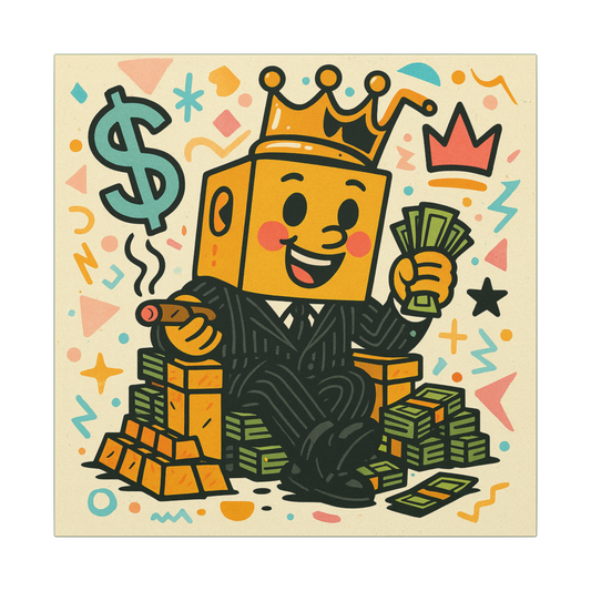 The Kingpin Throne Canvas Print Noisy Juice Art