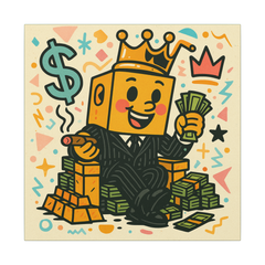 The Kingpin Throne Canvas Print Noisy Juice Art