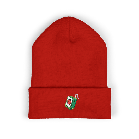 Minimalist 'Juice Box' Black Beanie