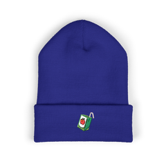Minimalist 'Juice Box' Black Beanie