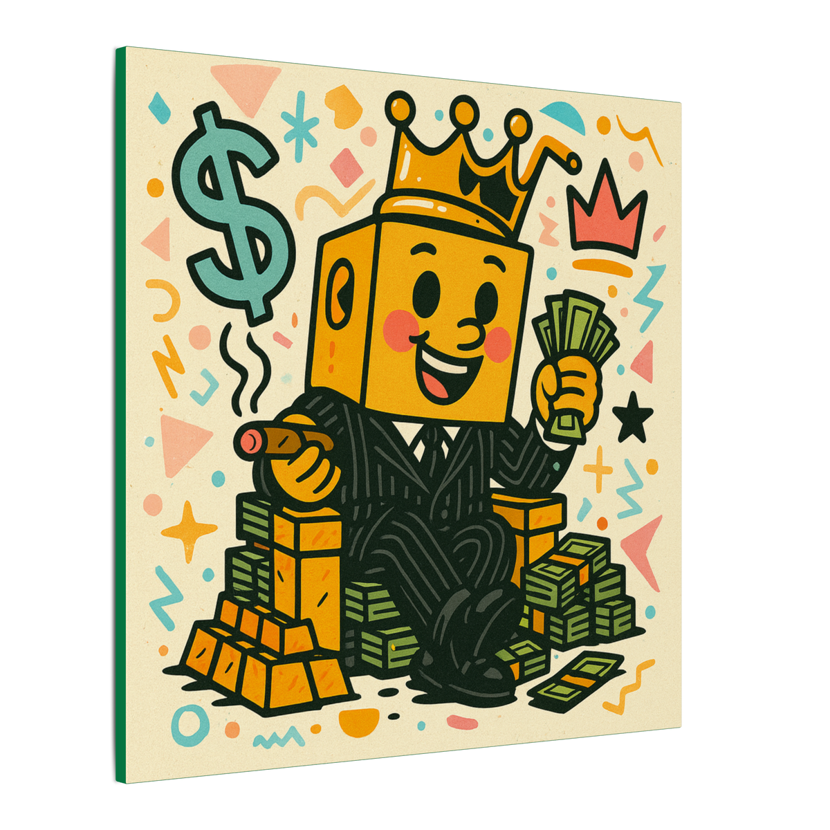 The Kingpin Throne Canvas Print Noisy Juice Art