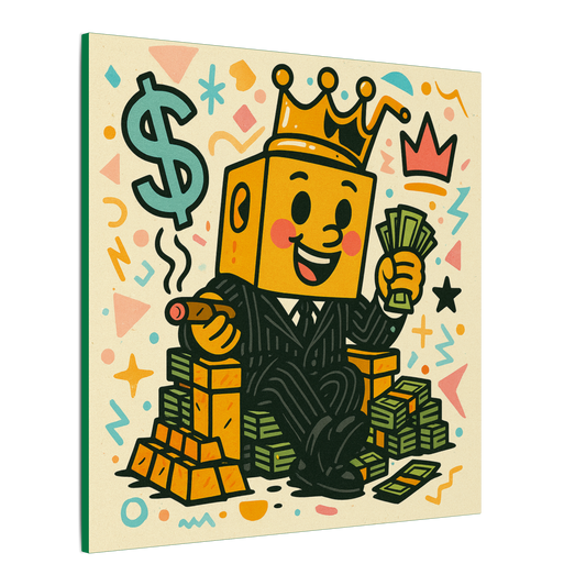 The Kingpin Throne Canvas Print Noisy Juice Art