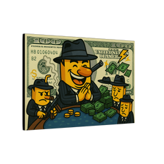 The Royal Flush Canvas Print Mob Boss Juice Art